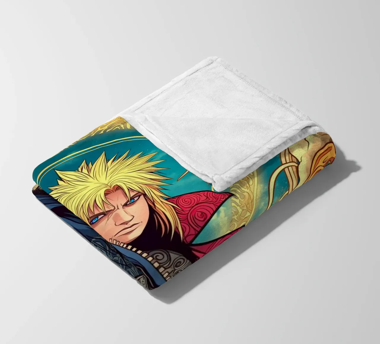 Naruto fleece blanket by Fleur de Lys