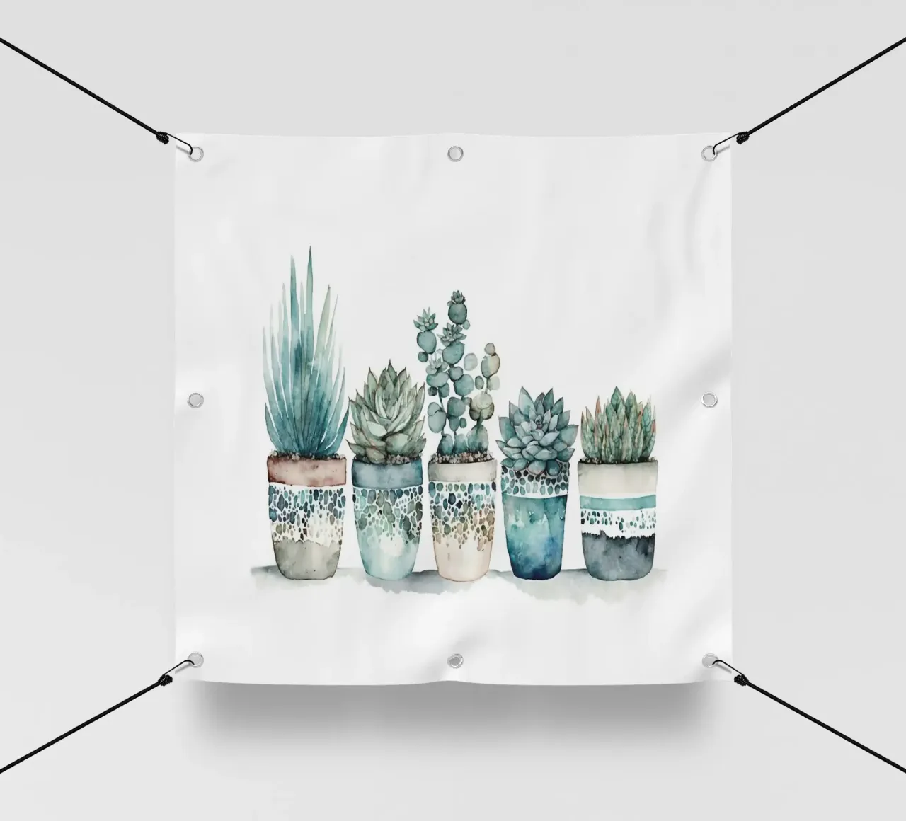 piante grasse cactus telo in pvc da Kevin Walters