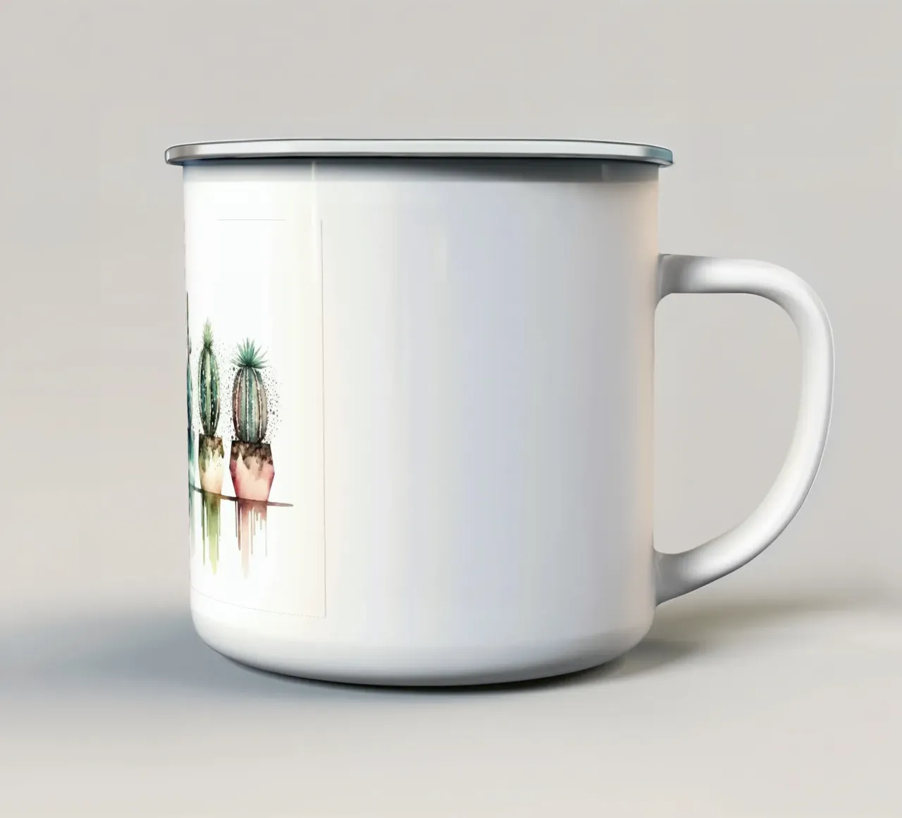 cacti succulents tazza in smalto da Kevin Walters