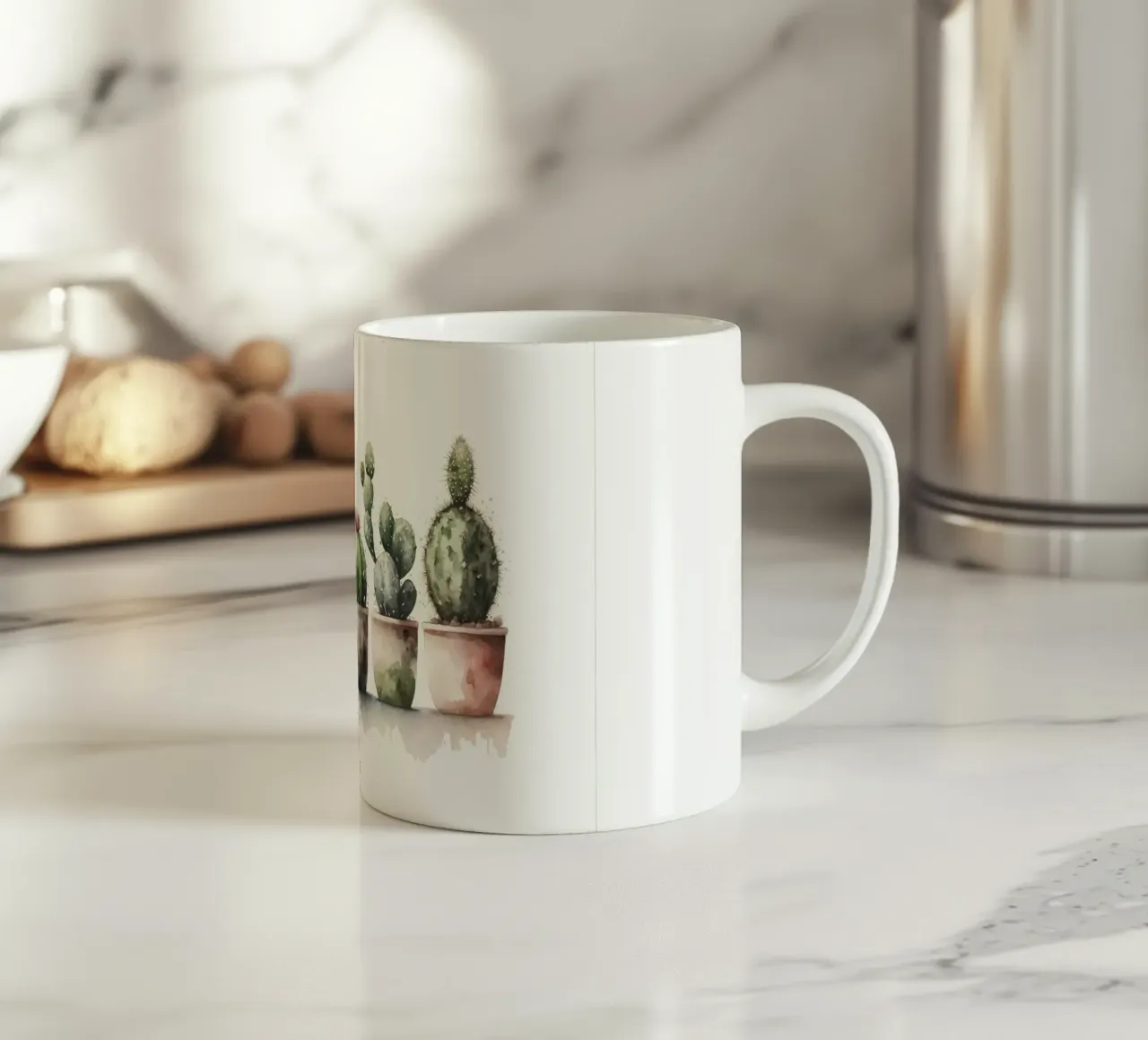 cactus succulenti tazza in ceramica da Kevin Walters