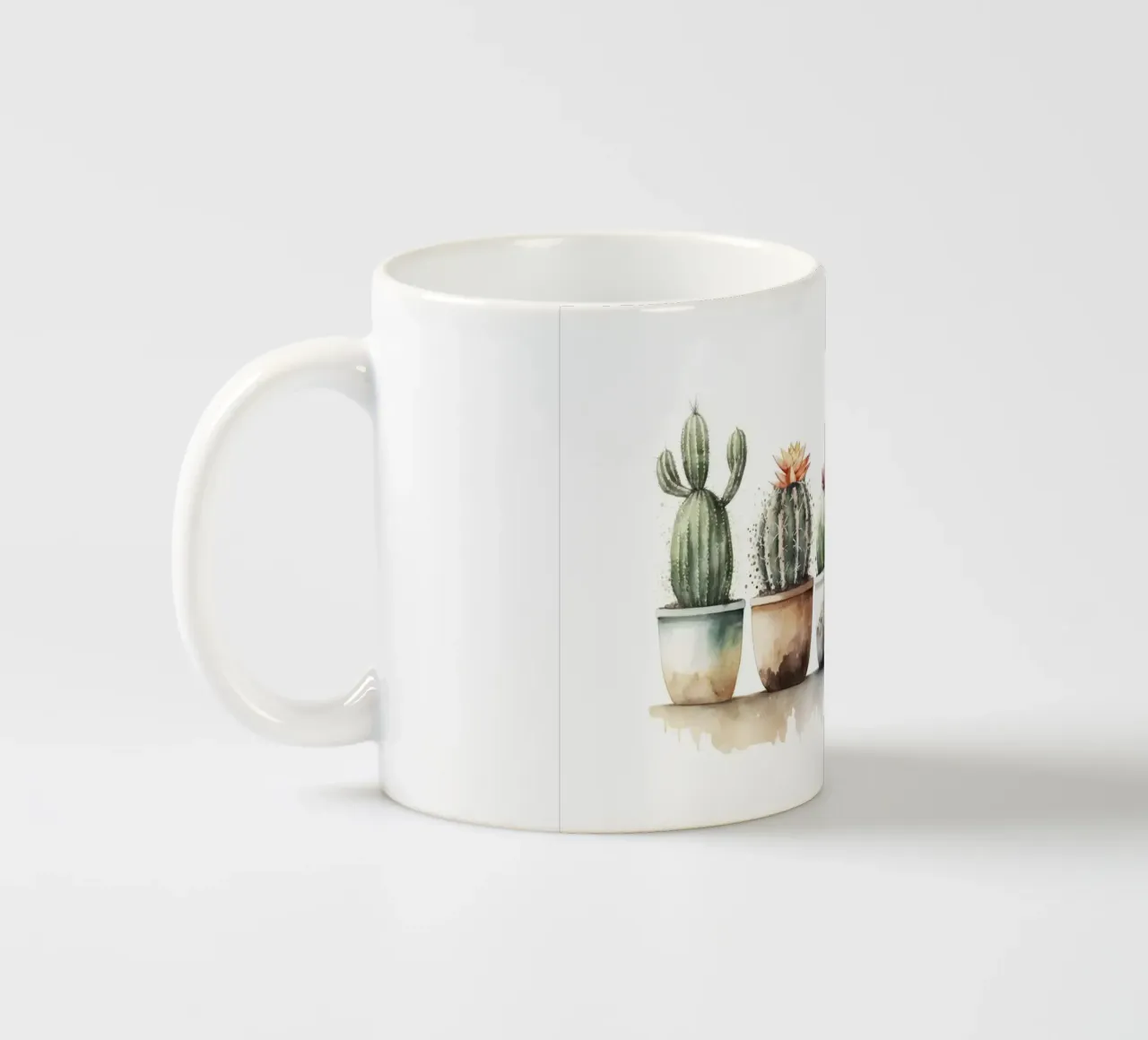 cactus succulenti tazza in ceramica da Kevin Walters