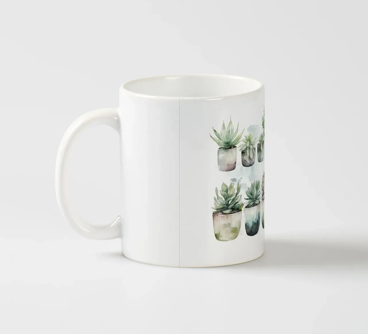 piante grasse tazza in ceramica da Kevin Walters