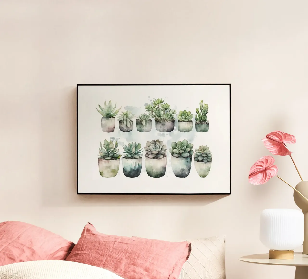 piante grasse plexiglass da Kevin Walters