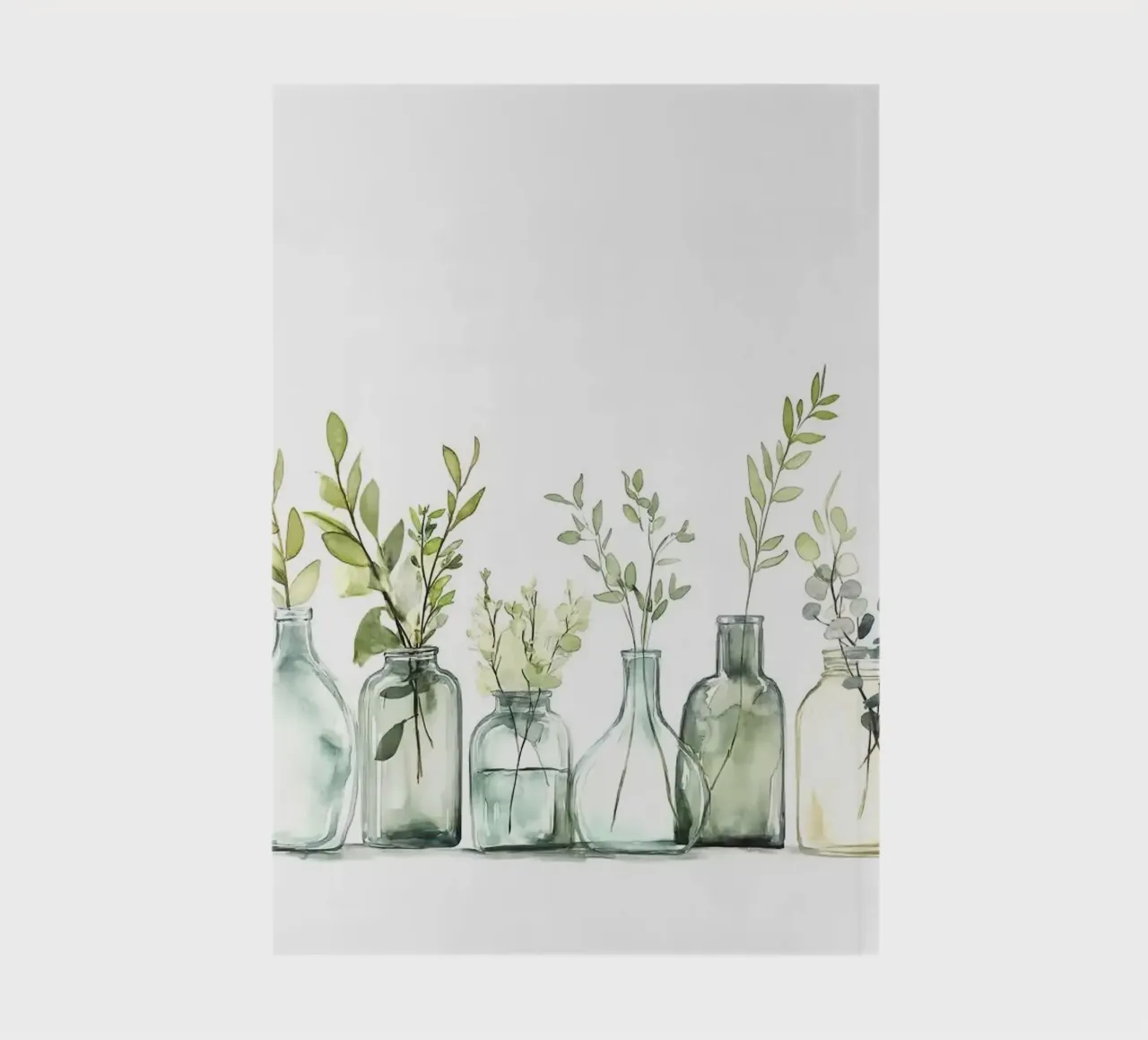 glass bottles notebook by Kevin Walters