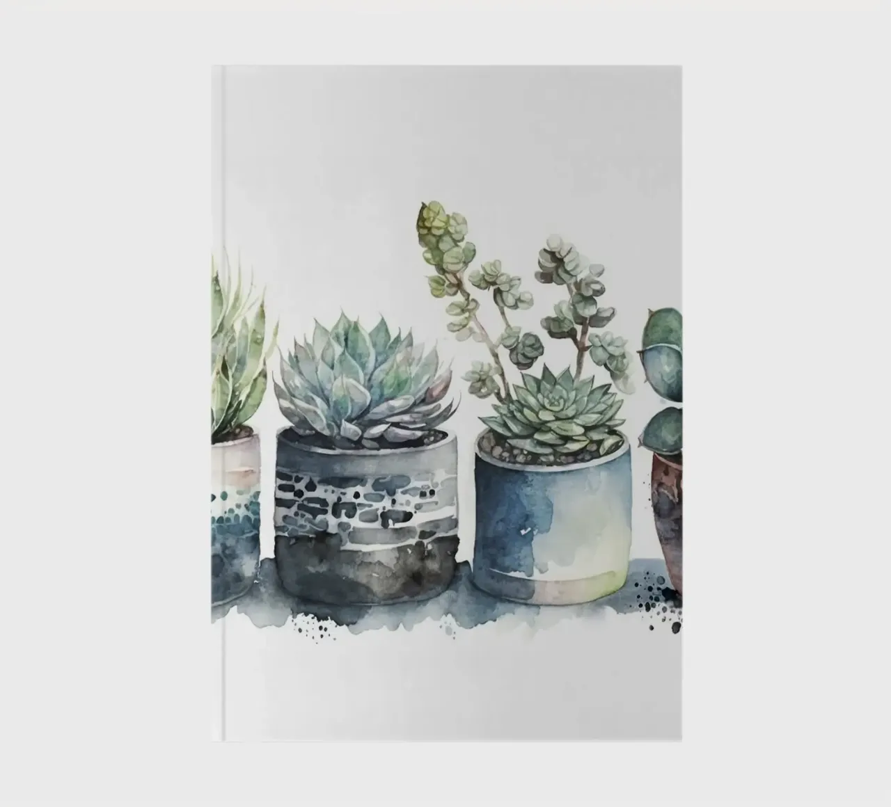 succulent plants notebook by Kevin Walters