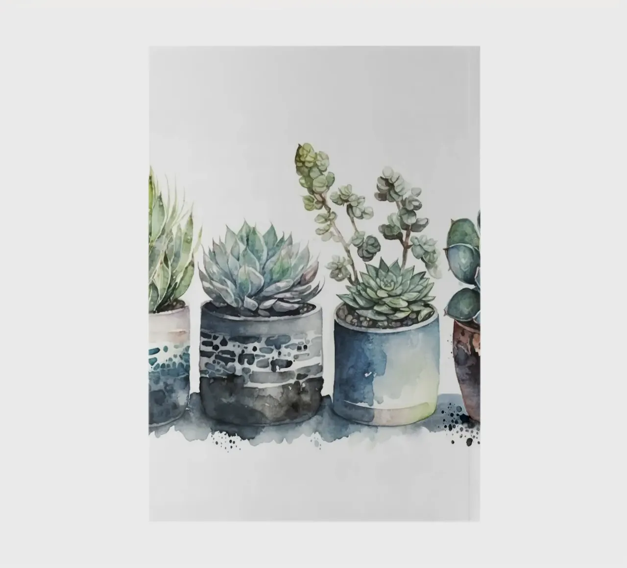 succulent plants notebook by Kevin Walters