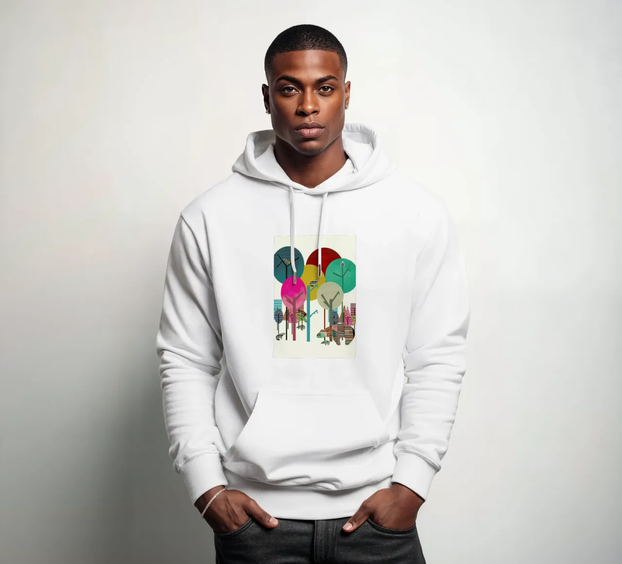 hide and seek felpa con cappuccio da Brian Buckley