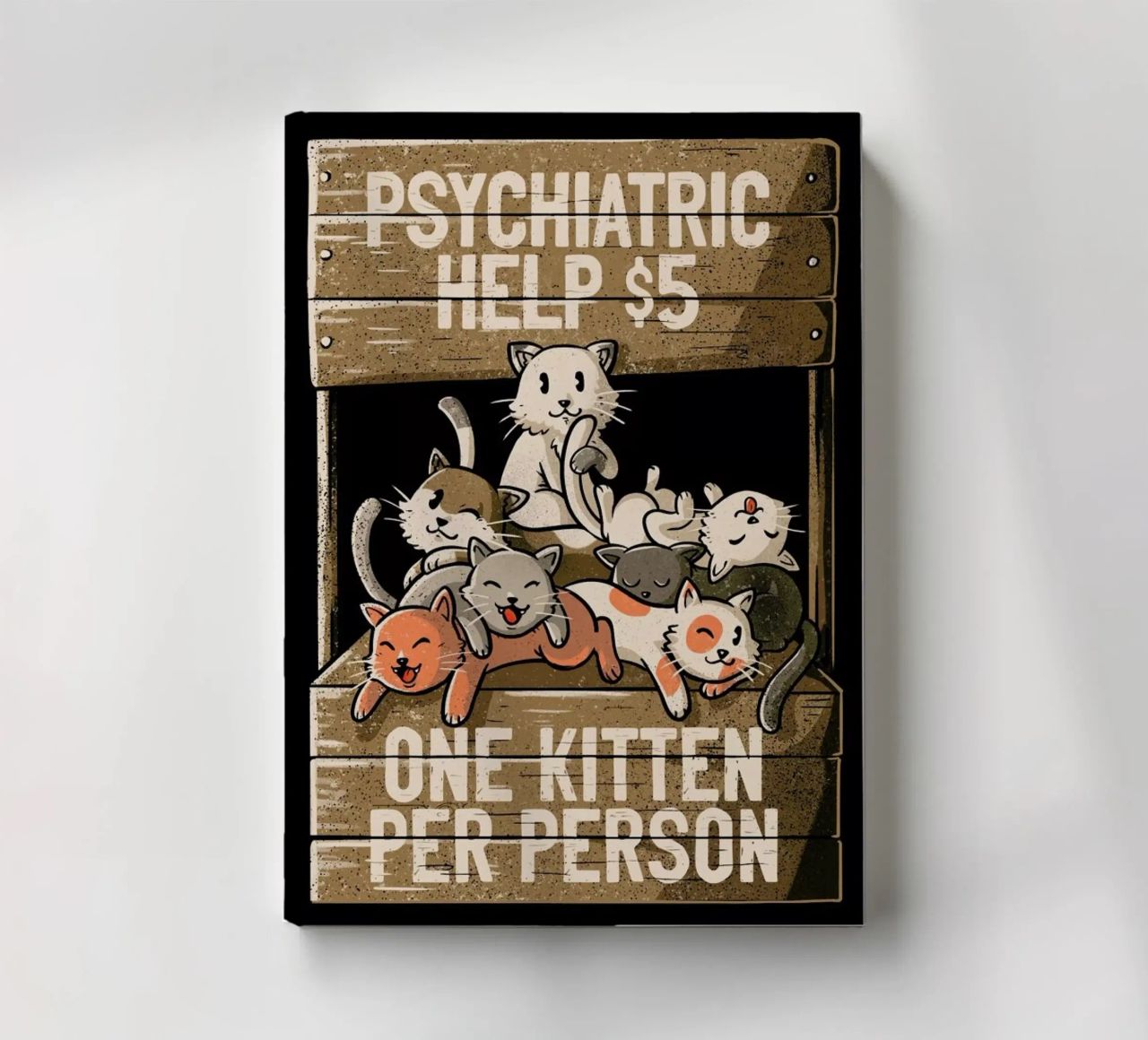 One Kitten Per Person notebook by Tobe Fonseca