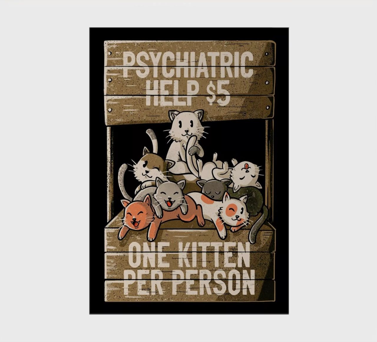 One Kitten Per Person notebook by Tobe Fonseca