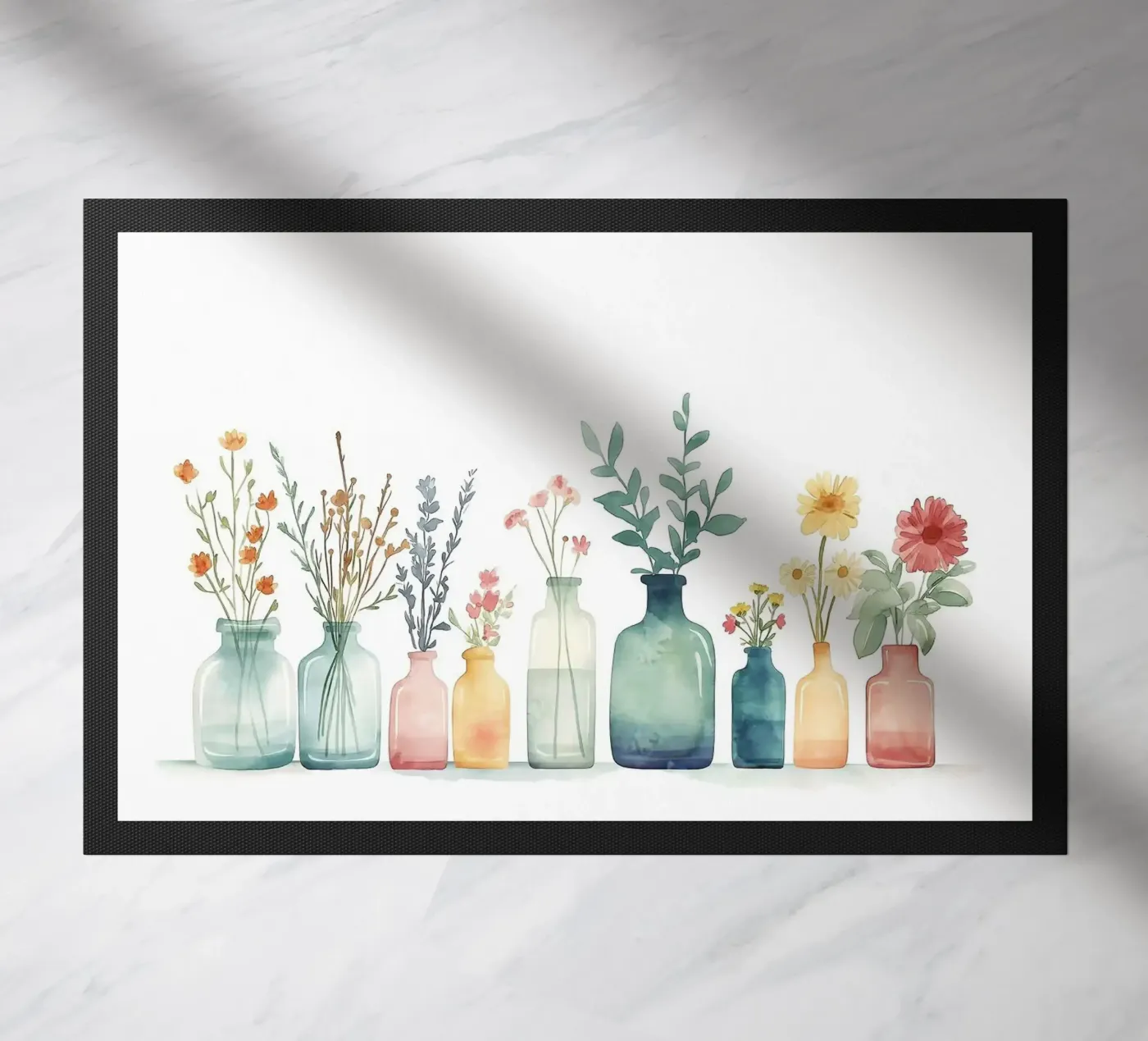 bloempotten deurmat van Kevin Walters