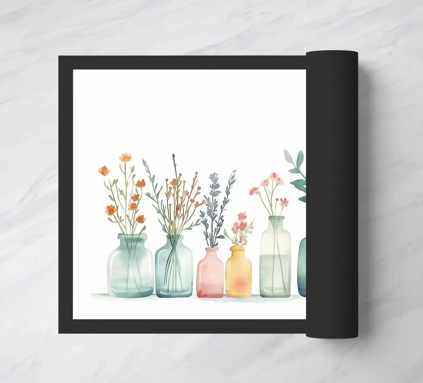 bloempotten deurmat van Kevin Walters