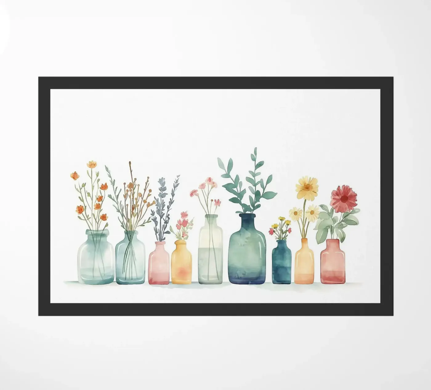 bloempotten deurmat van Kevin Walters