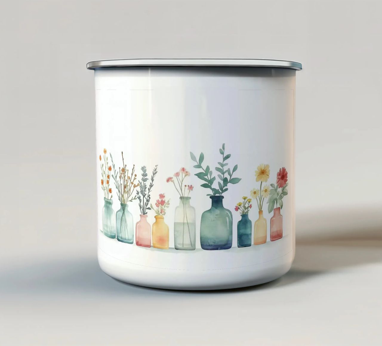 vasi di fiori tazza in smalto da Kevin Walters