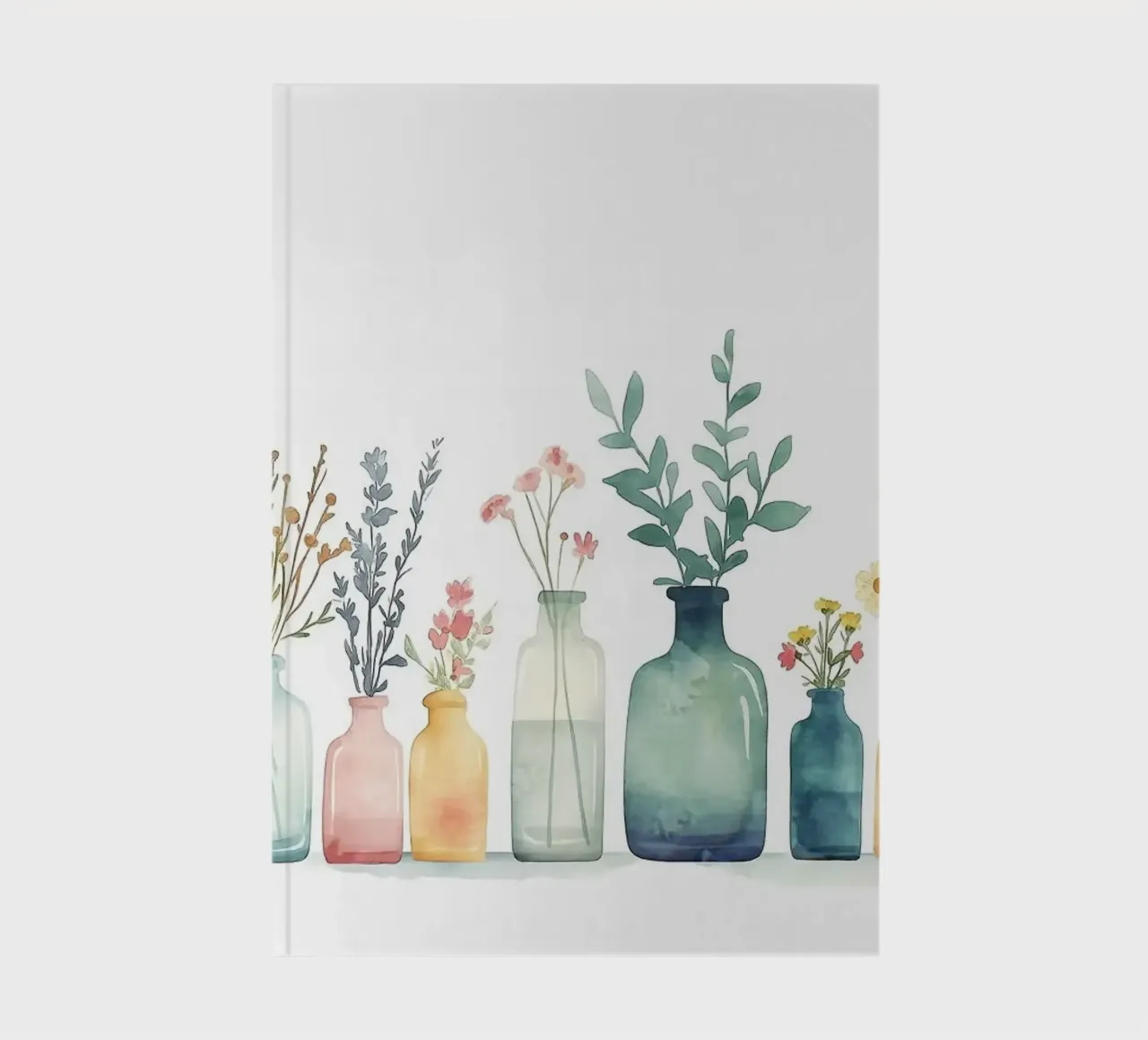 flowers jars notebook by Kevin Walters