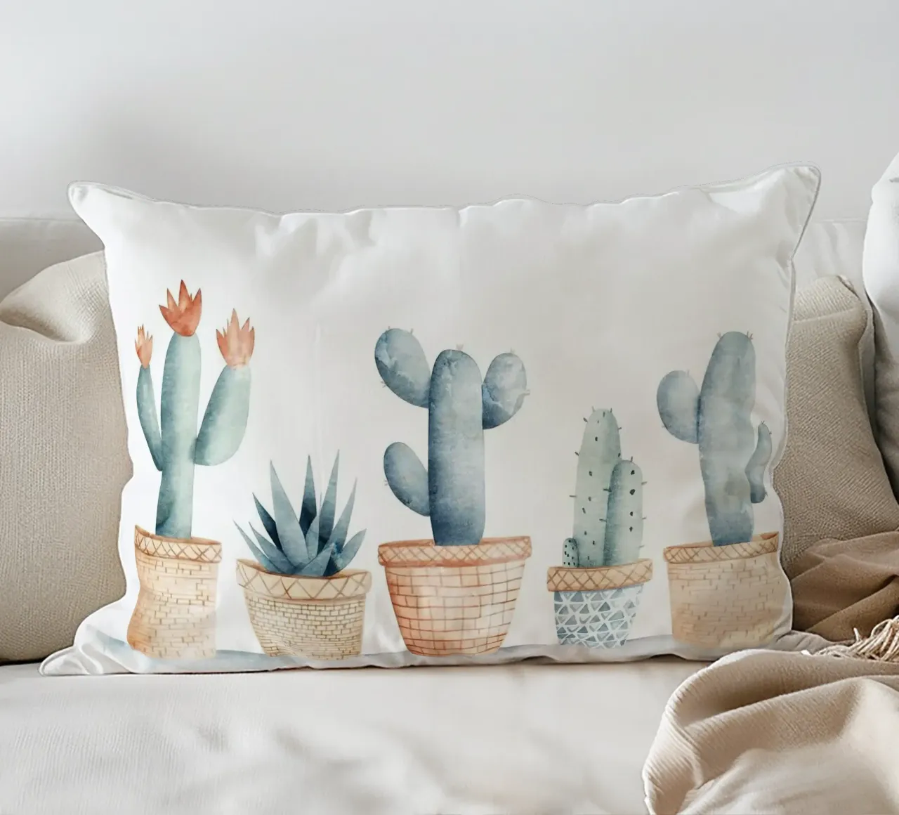 cactus succulento cuscino da Kevin Walters