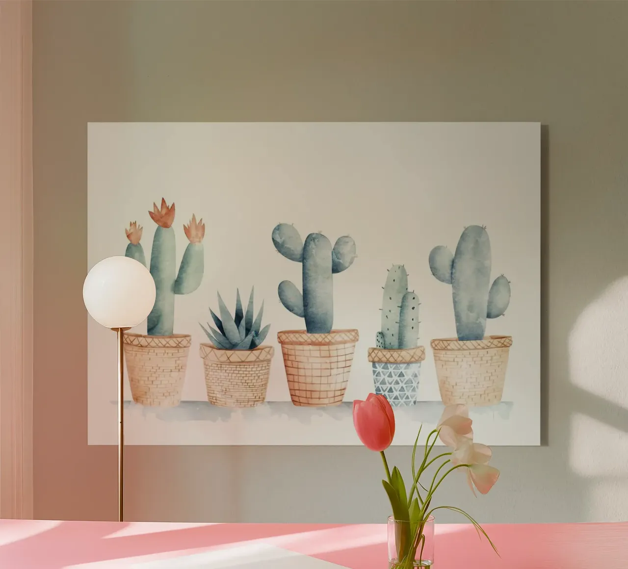 cactus succulento plexiglass da Kevin Walters