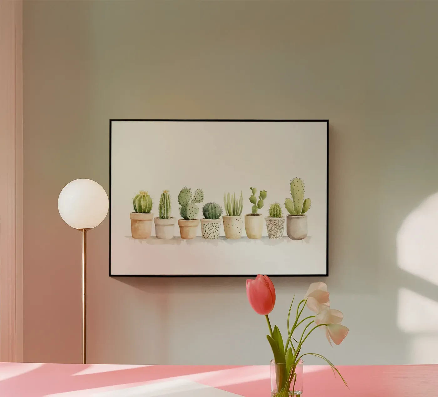 cactus succulento plexiglass da Kevin Walters