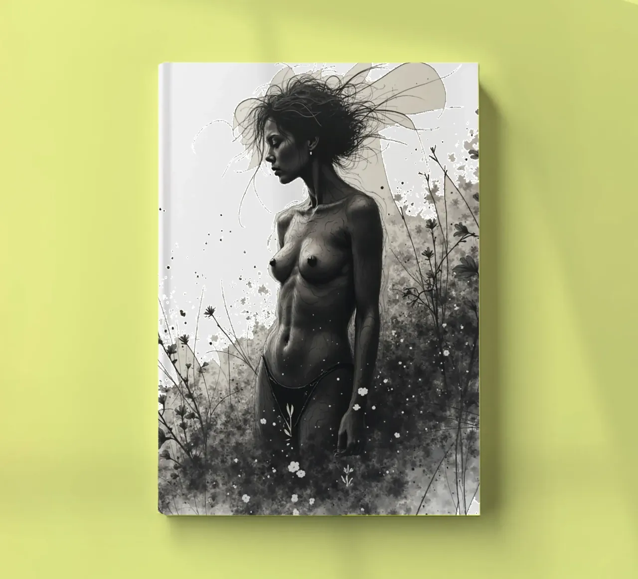 Ashen Bloom notebook by Dustlight Atelier