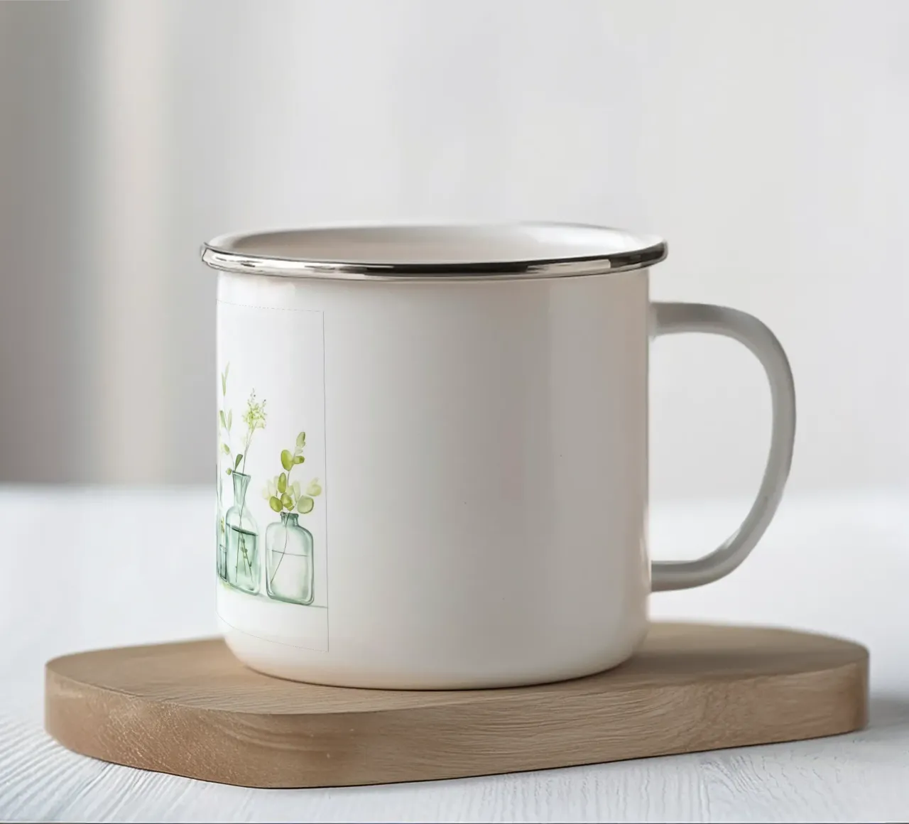 bottiglie di vetro tazza in smalto da Kevin Walters