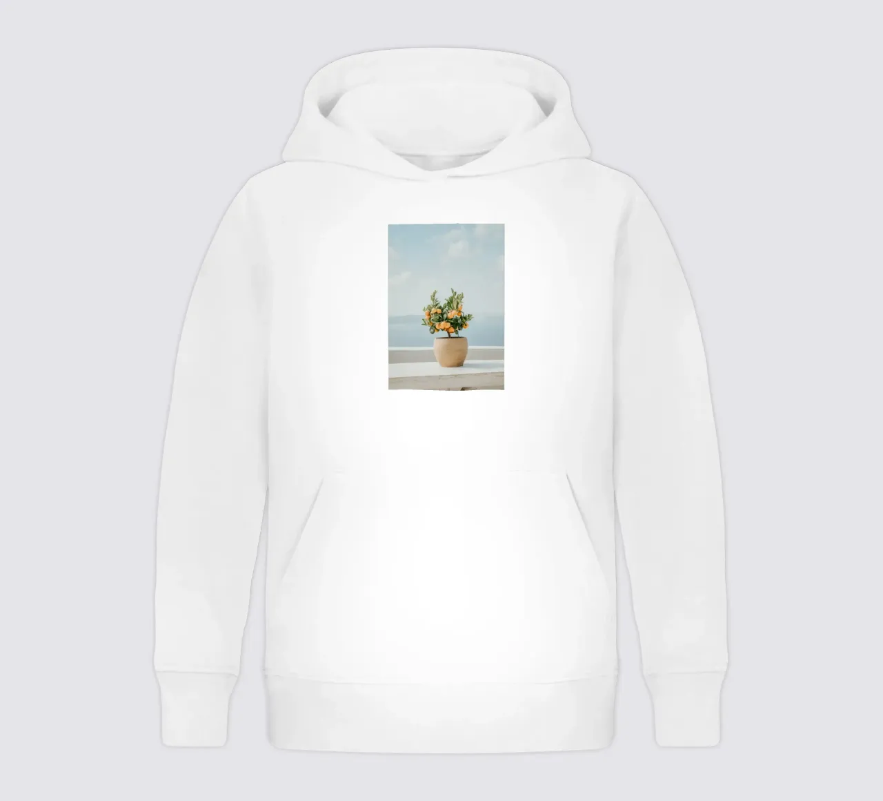 Lemon Tree, Santorini Grecia sudadera con capucha para niño de TheTravelClub