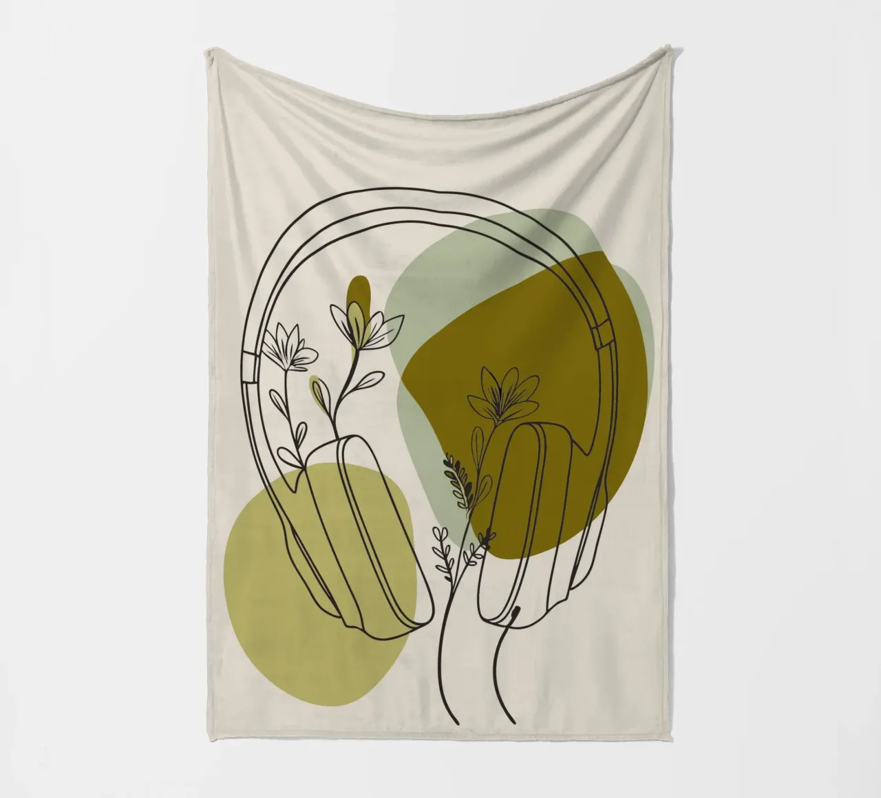 Cuffie minimaliste coperta in pile da RELAXING TOUCH