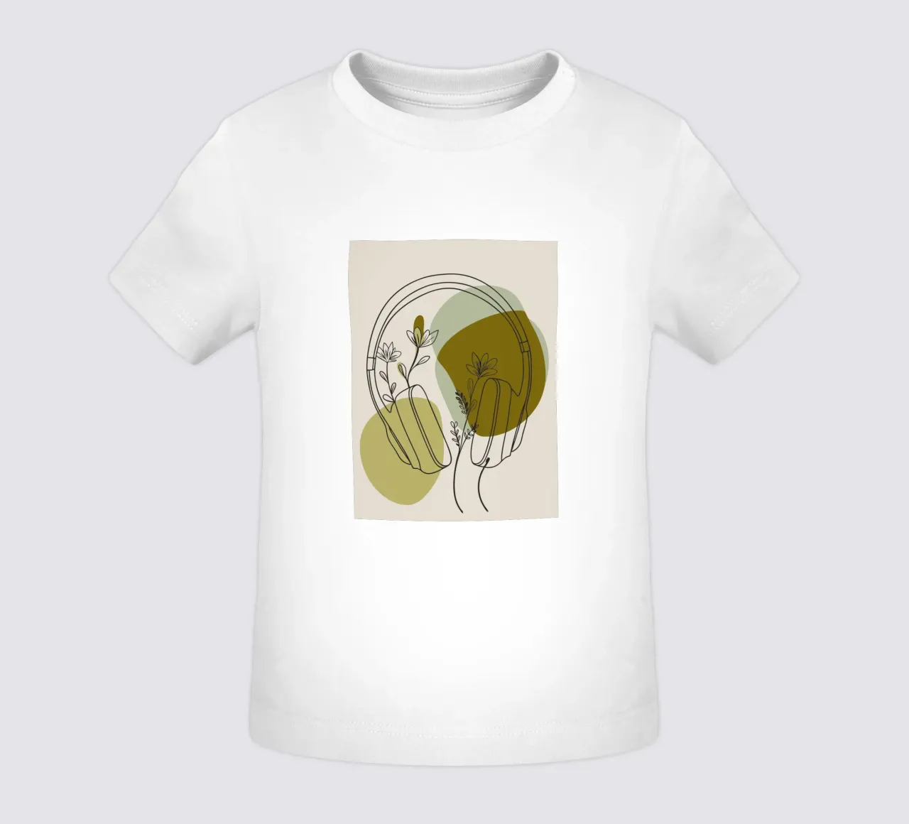 Cuffie minimaliste maglietta neonato da RELAXING TOUCH
