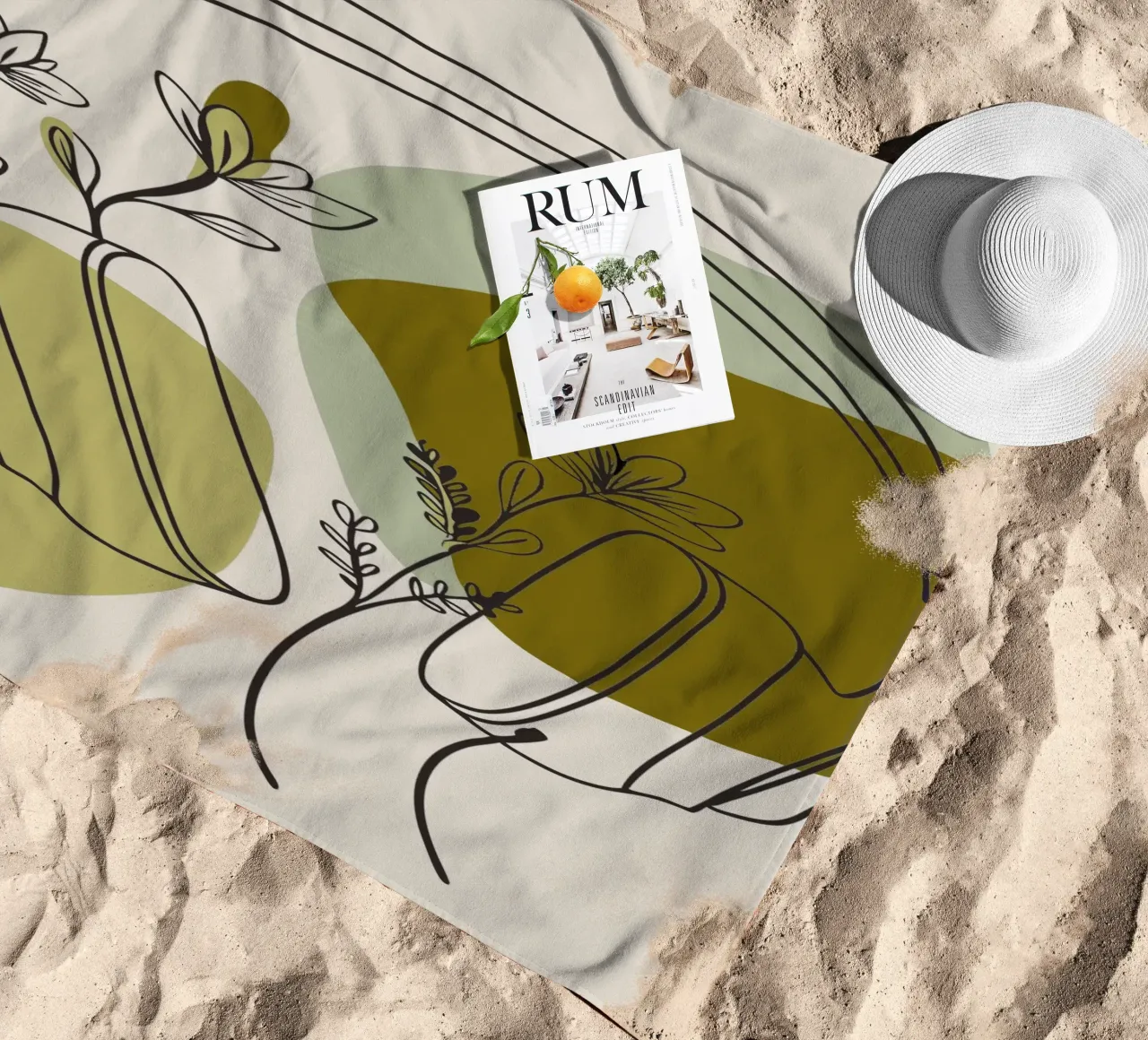 Cuffie minimaliste telo mare da RELAXING TOUCH