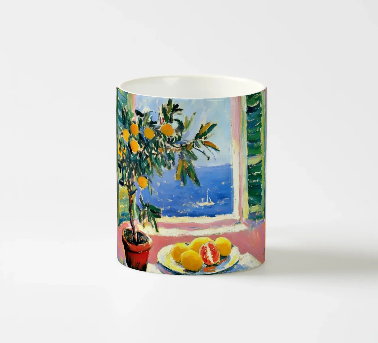 Open Window ceramic mug by IamHomeStudio