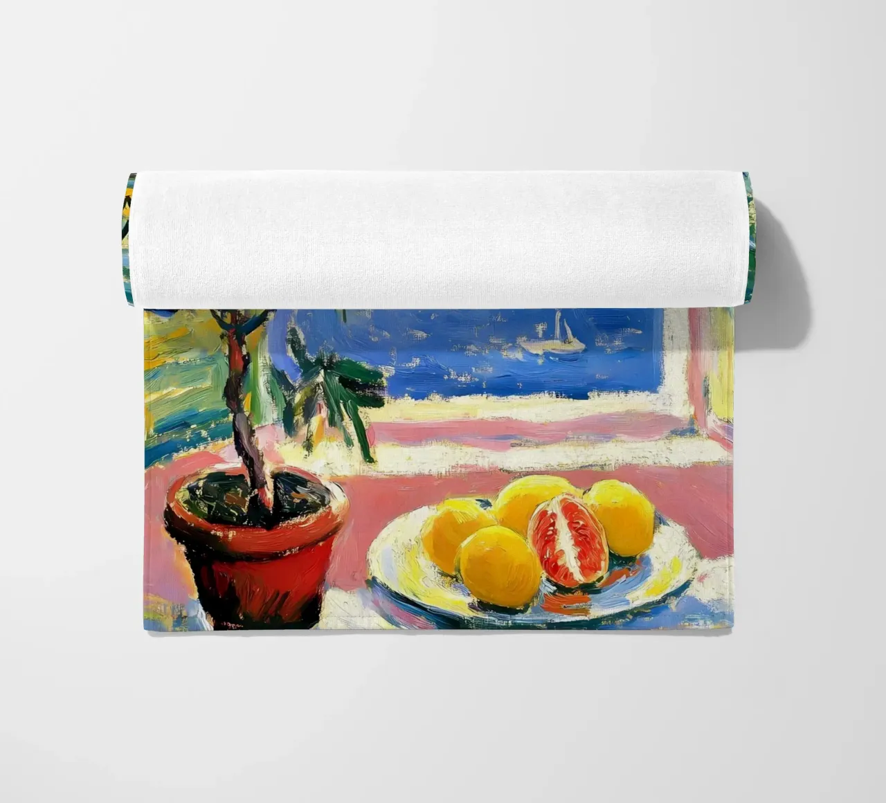Open Window beach towel by IamHomeStudio