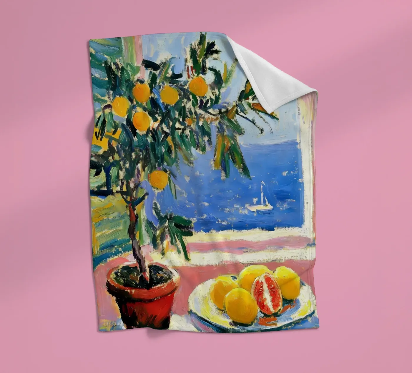 Open Window Fleecedecke von IamHomeStudio