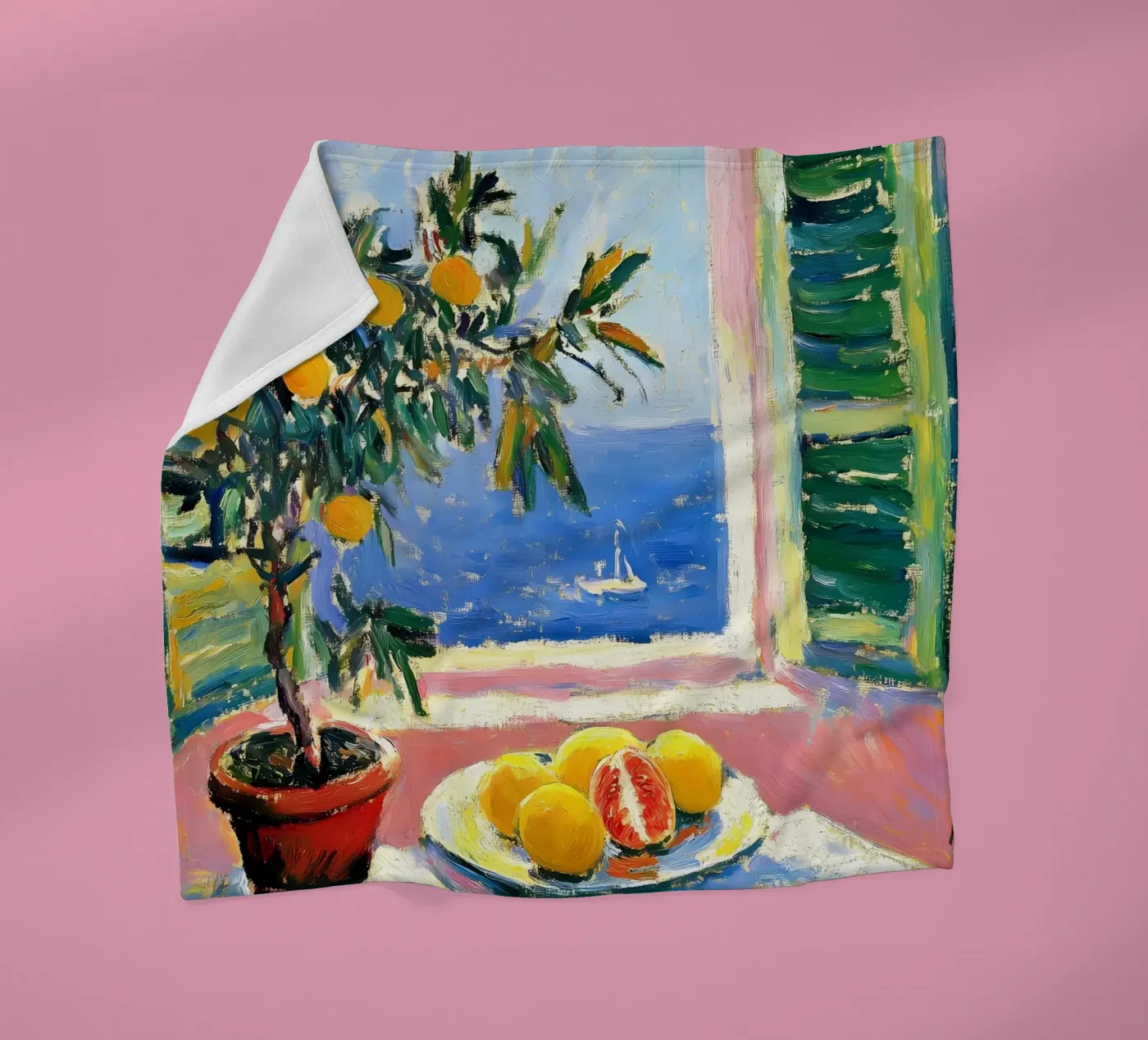 Open Window Fleecedecke von IamHomeStudio