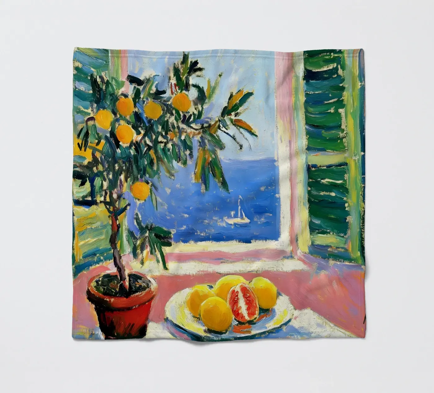 Open Window Fleecedecke von IamHomeStudio