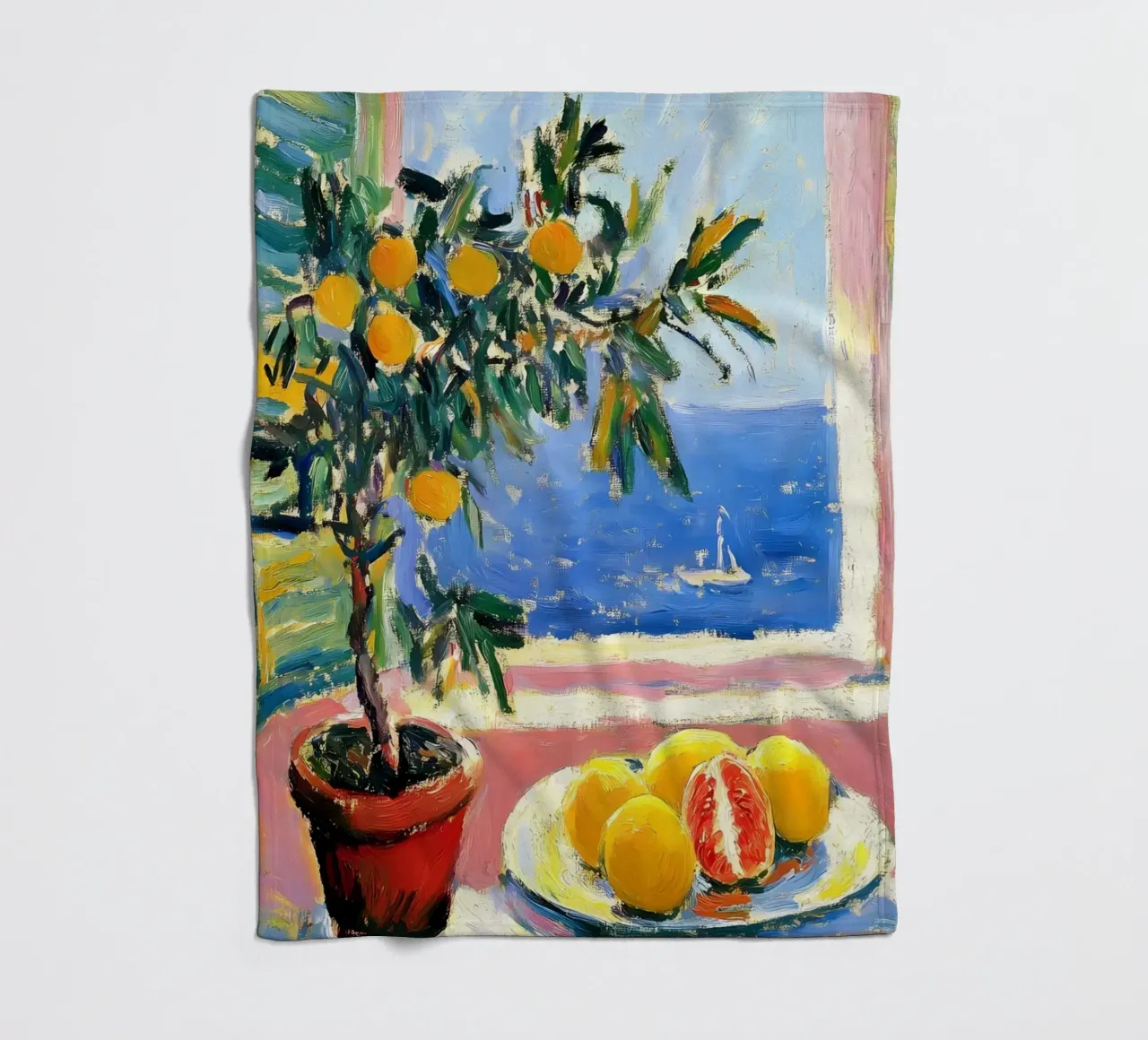 Open Window Fleecedecke von IamHomeStudio