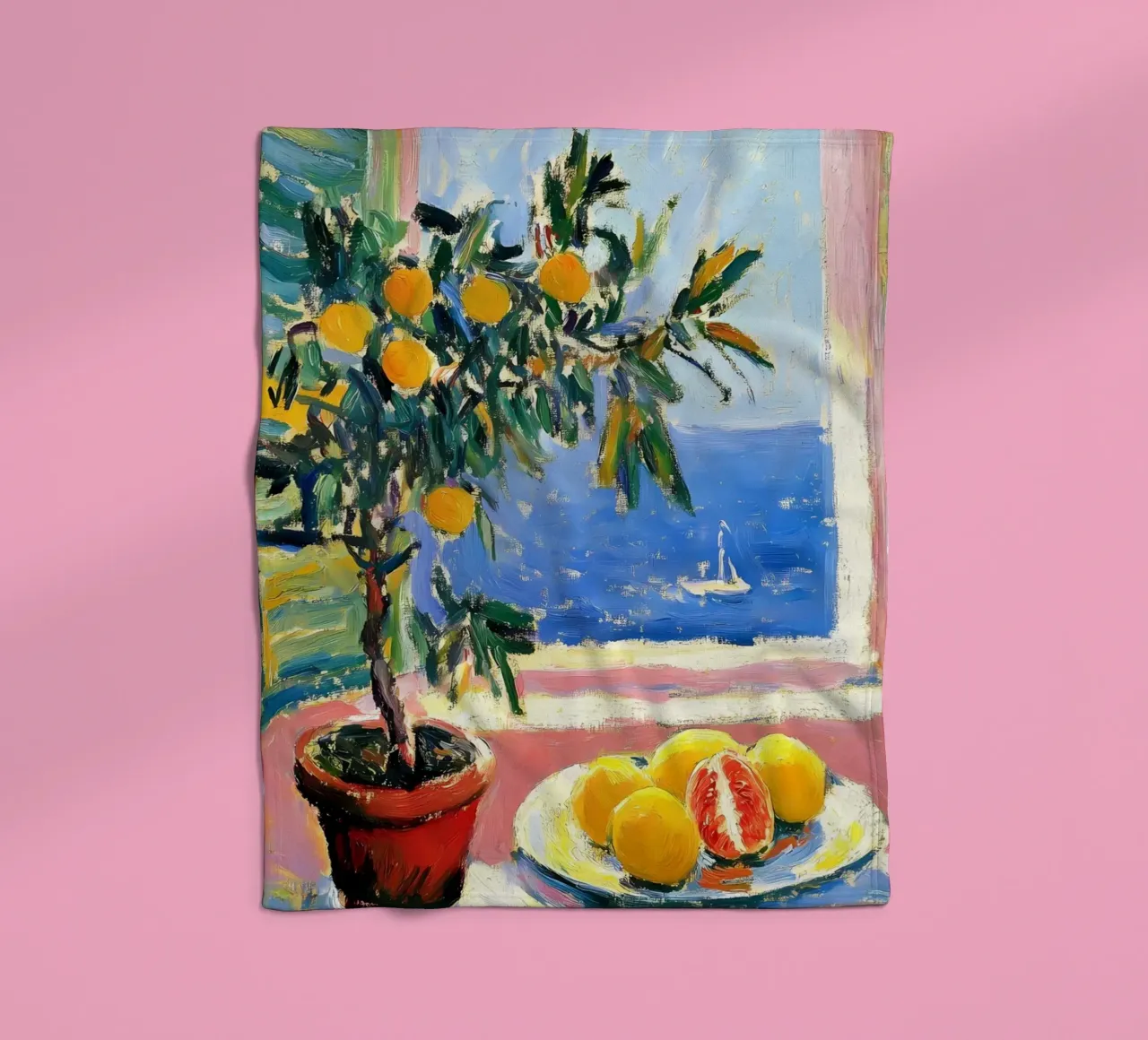 Open Window Fleecedecke von IamHomeStudio