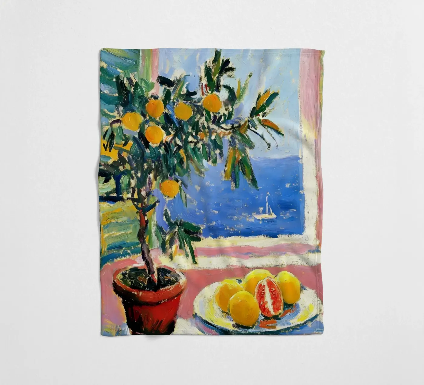 Open Window Fleecedecke von IamHomeStudio