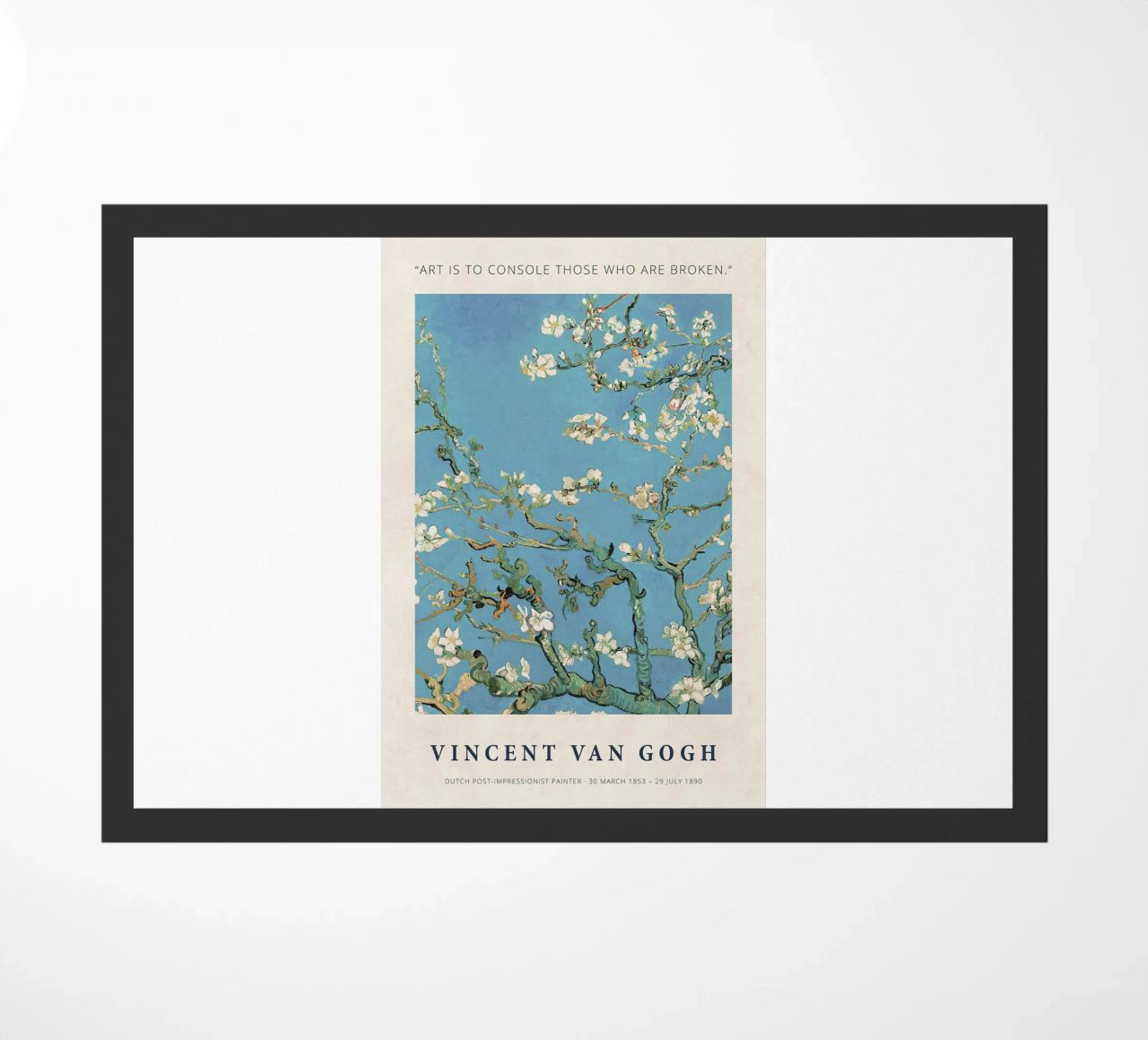 Art Is To Console Those Who Are Broken zerbino da Melanie Tintilier