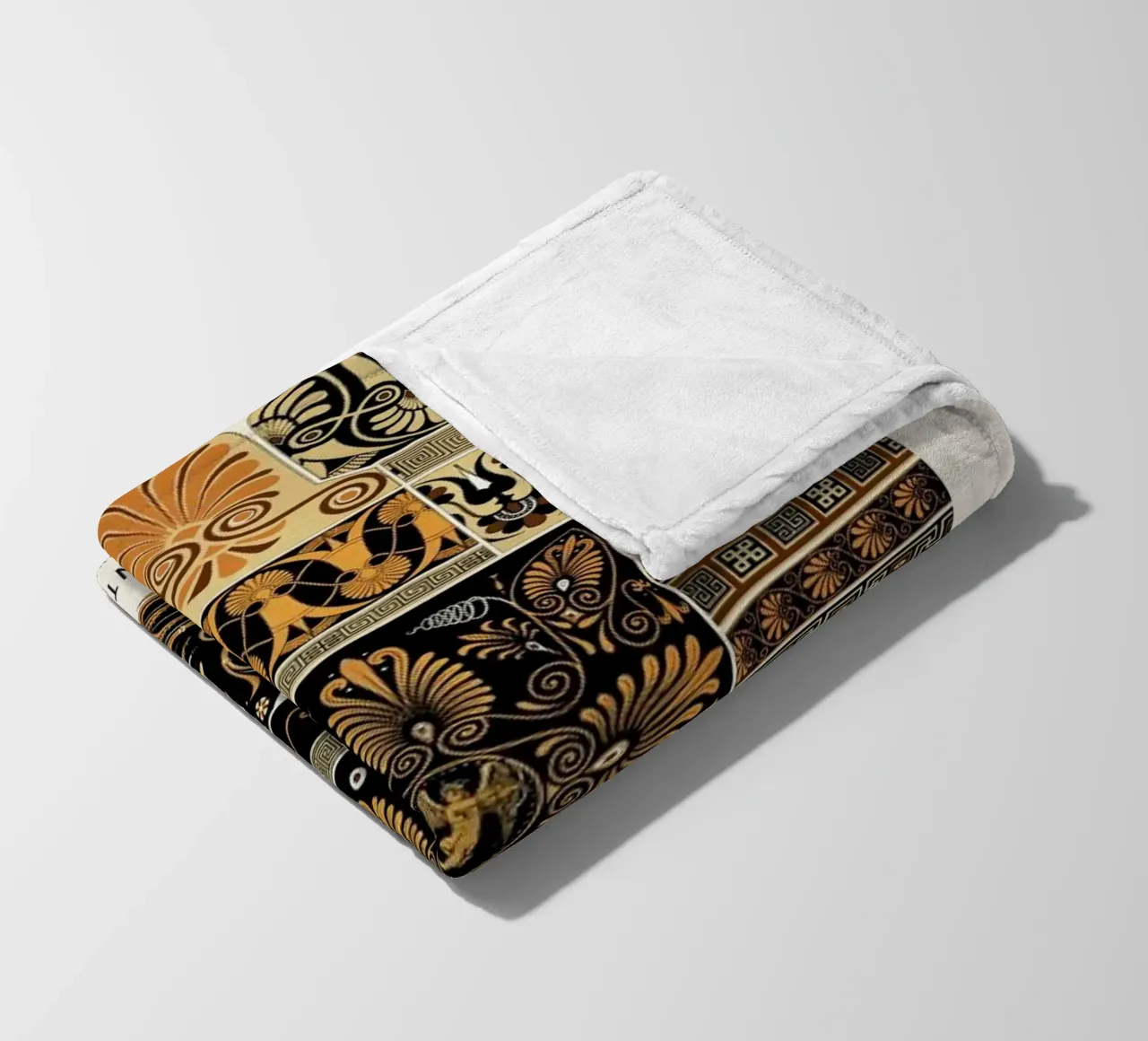 Racinet -  Greek Ornamental Pattern coperta in pile da Vintage by JUNIQE