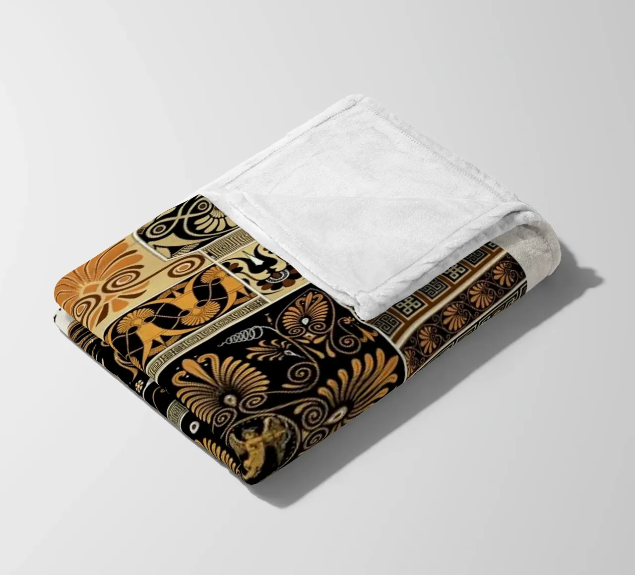 Racinet -  Greek Ornamental Pattern coperta in pile da Vintage by JUNIQE