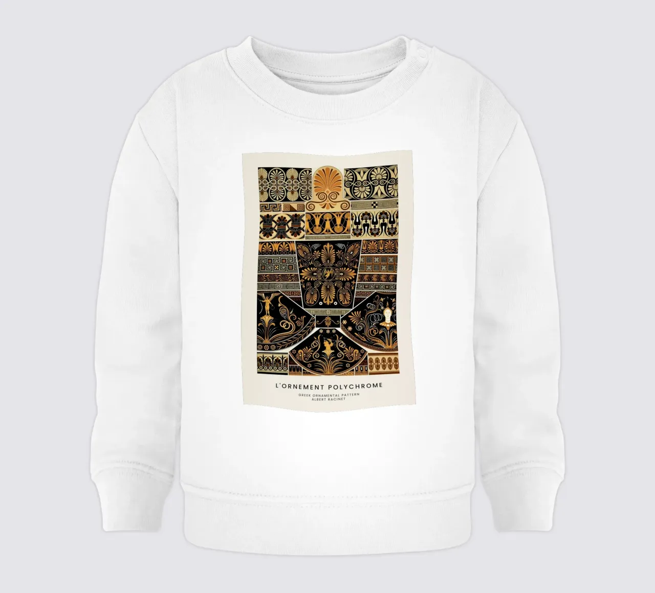 Racinet -  Greek Ornamental Pattern felpa neonato da Vintage by JUNIQE