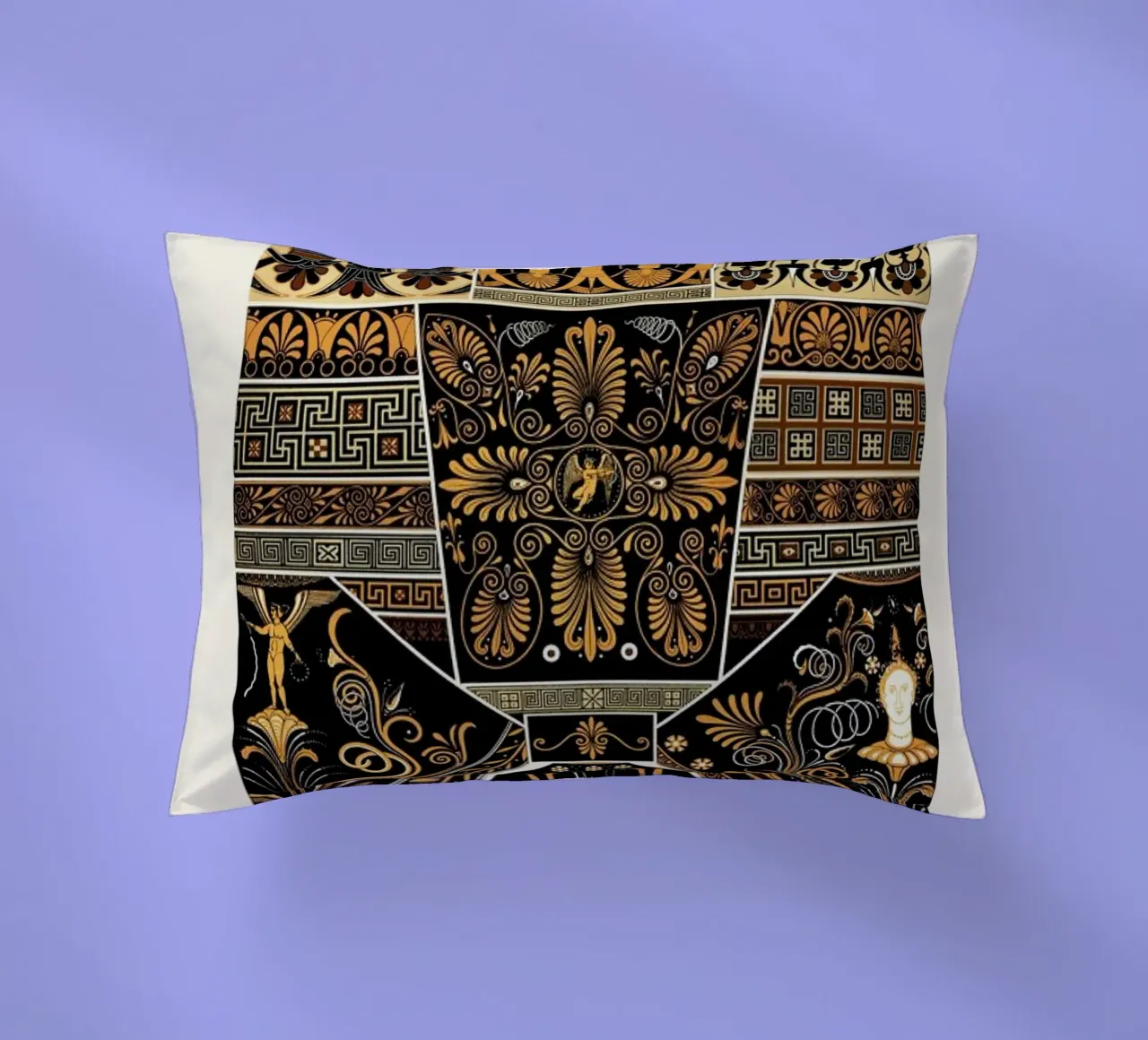 Racinet -  Greek Ornamental Pattern cuscino da Vintage by JUNIQE