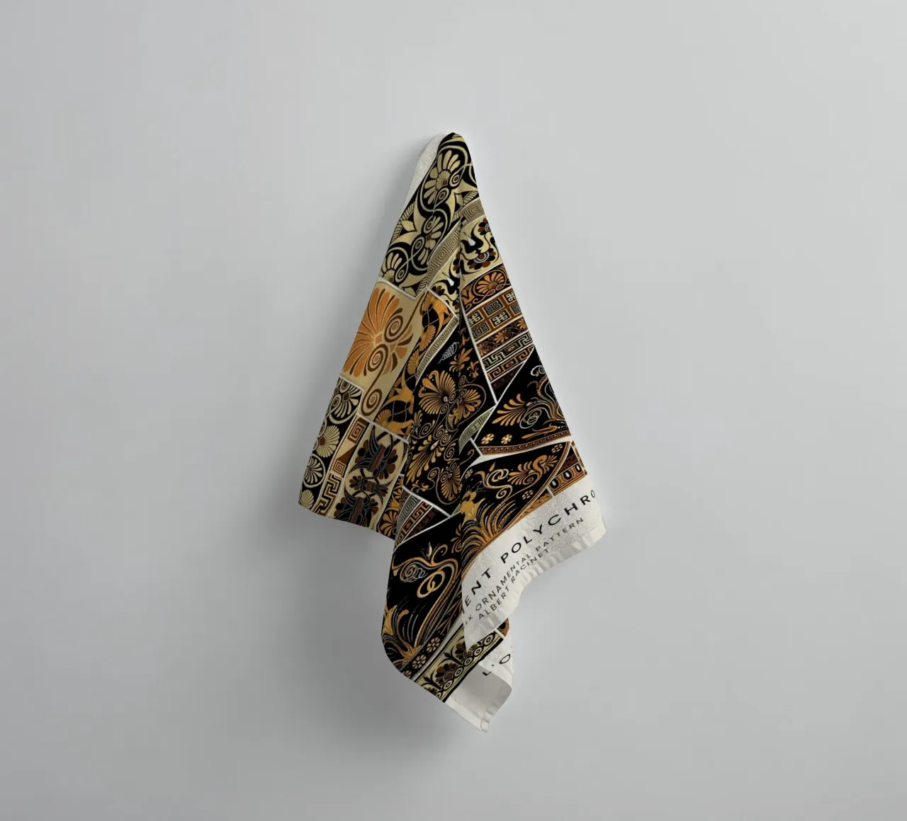 Racinet -  Greek Ornamental Pattern asciugamano da bagno da Vintage by JUNIQE