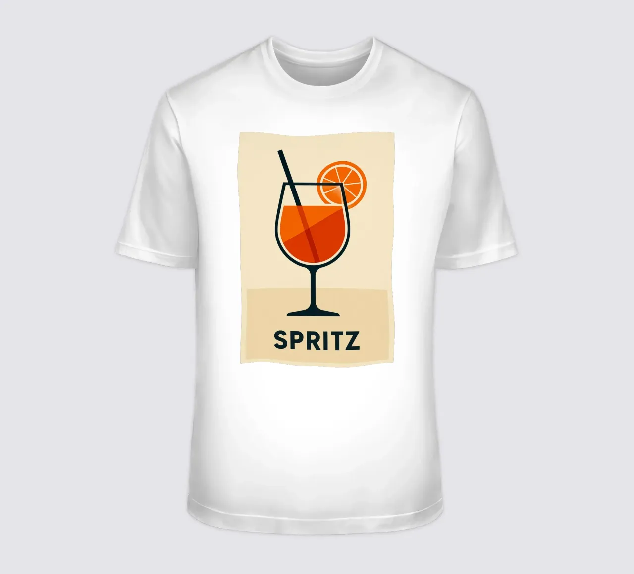 Spritz - A graphic and stylish version of the iconic aperitif t-shirt by JETLAG | affiches voyage