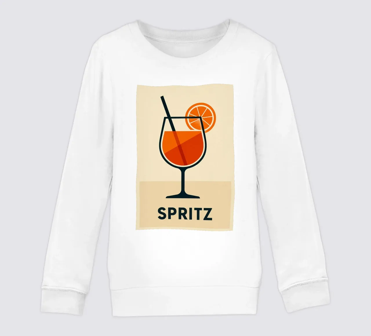 Spritz - A graphic and stylish version of the iconic aperitif kids sweatshirt by JETLAG | affiches voyage