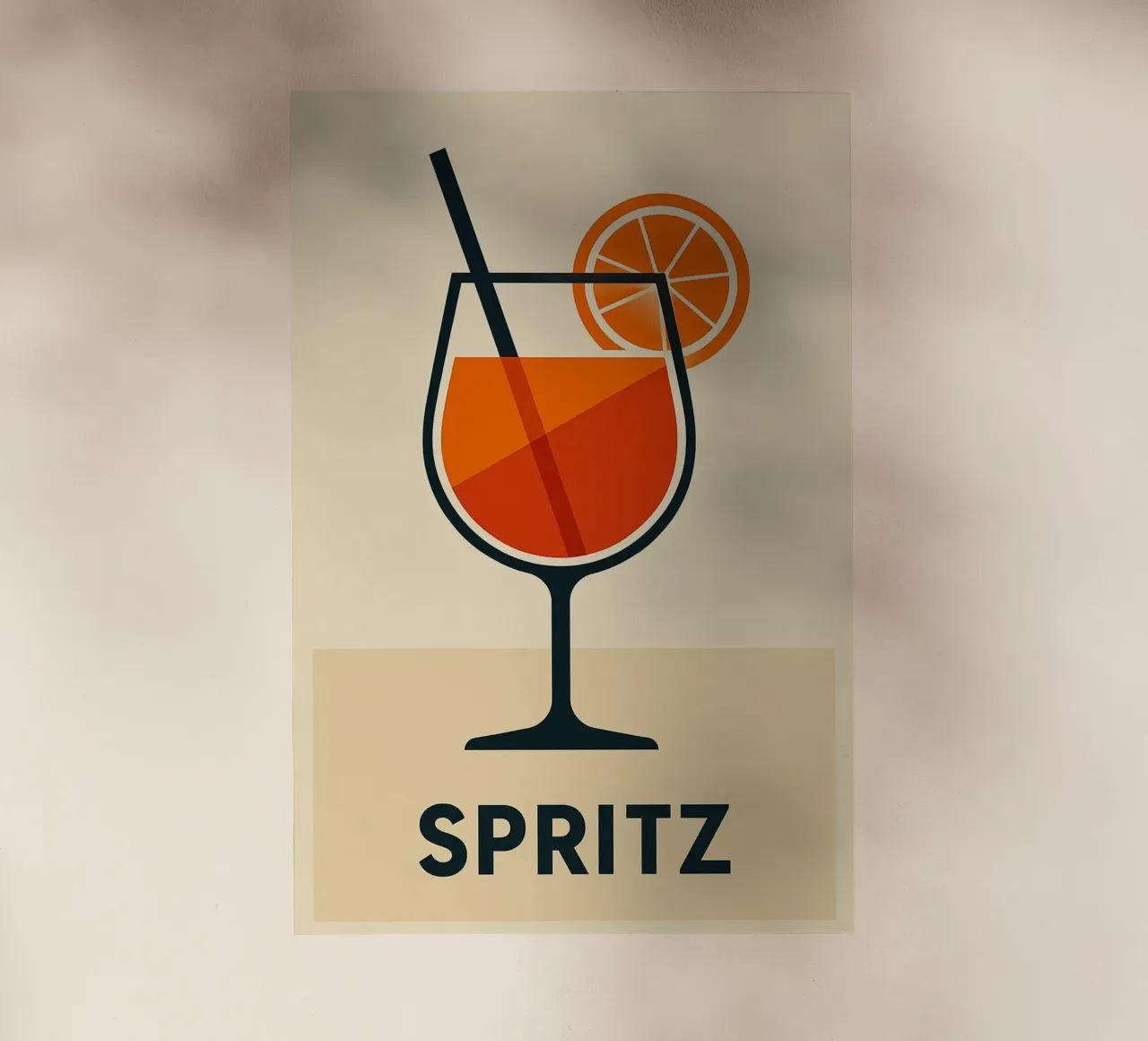 Spritz - Una versione grafica ed elegante dell'iconico aperitivo pellicola backlit da JETLAG | affiches voyage
