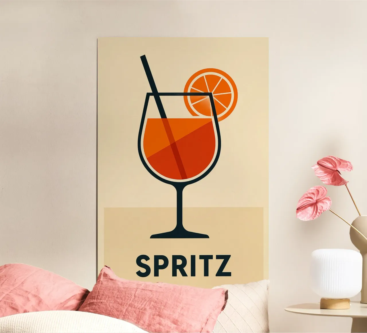 Spritz - A graphic and stylish version of the iconic aperitif hahnemühle by JETLAG | affiches voyage