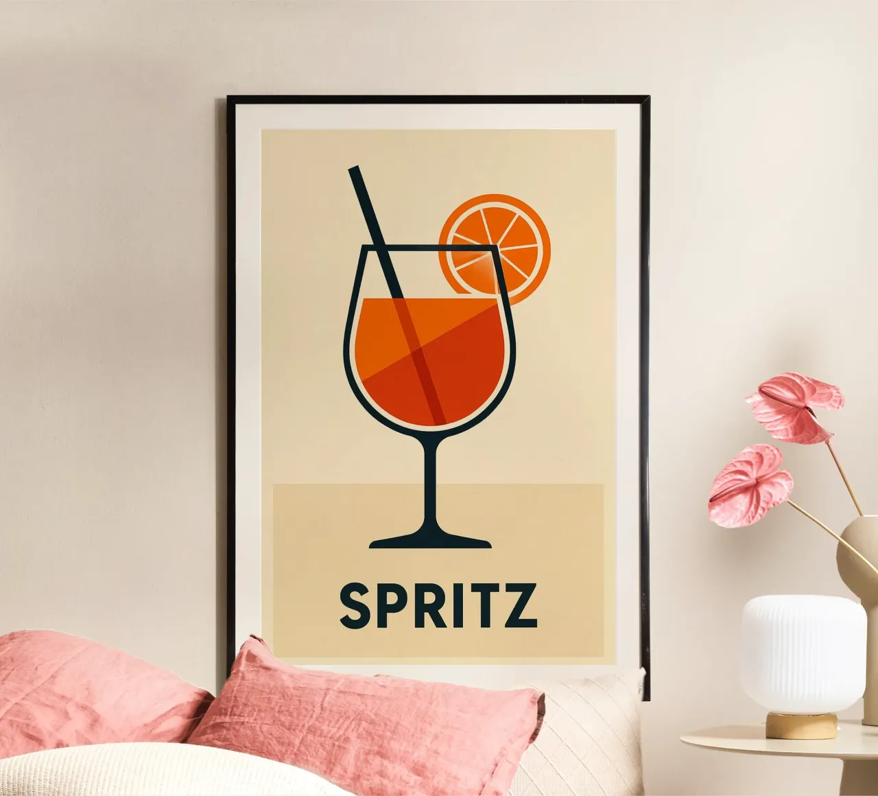 Spritz - A graphic and stylish version of the iconic aperitif hahnemühle by JETLAG | affiches voyage
