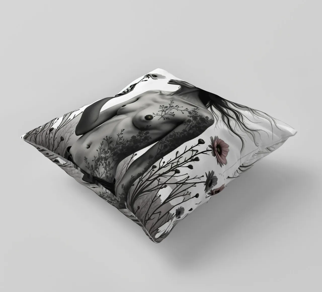 Il selvaggio cresce ancora cuscino da Dustlight Atelier