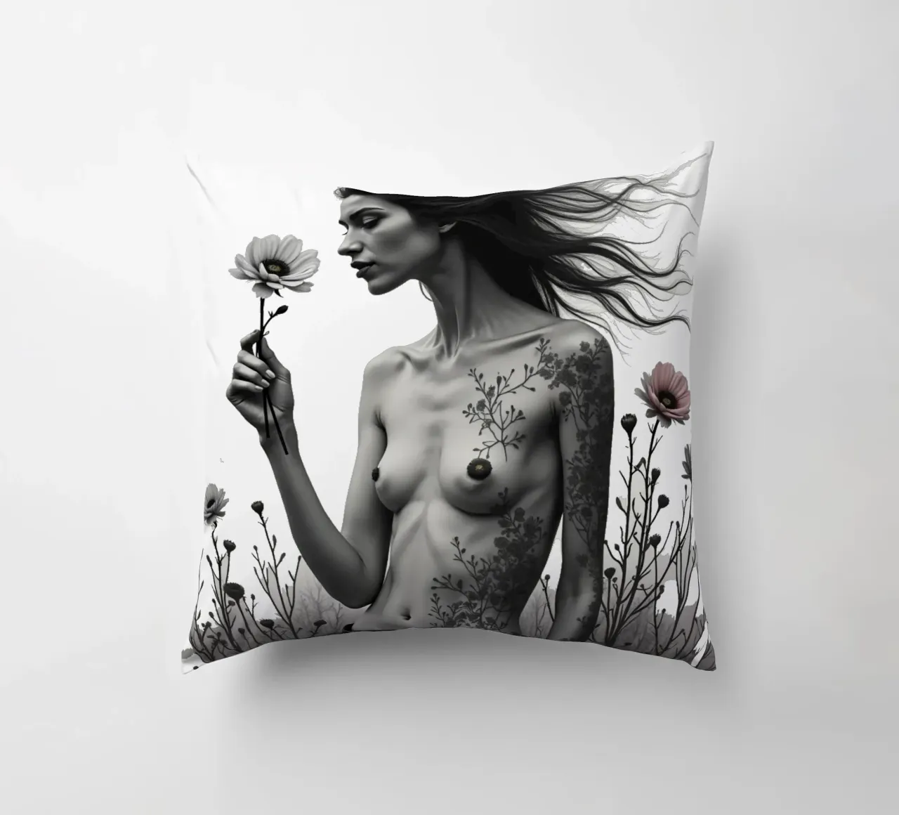 Il selvaggio cresce ancora cuscino da Dustlight Atelier