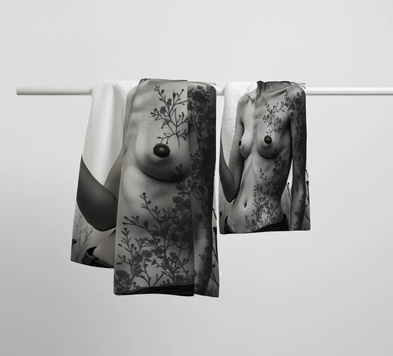 Il selvaggio cresce ancora asciugamano da bagno da Dustlight Atelier