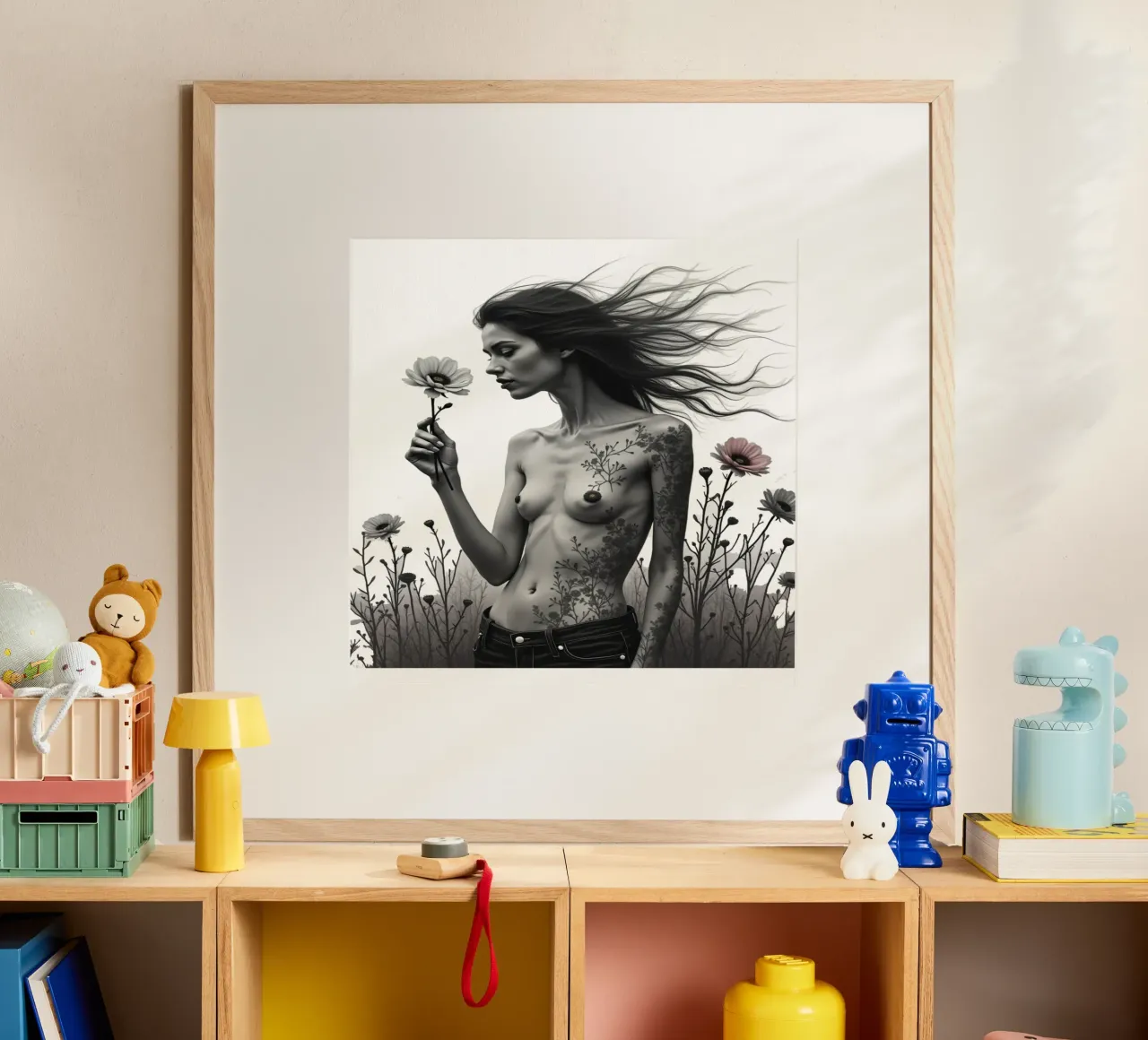 Il selvaggio cresce ancora carta hahnemühle da Dustlight Atelier